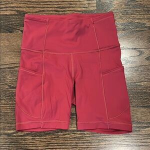 Lululemon High-Waisted Biker Shorts